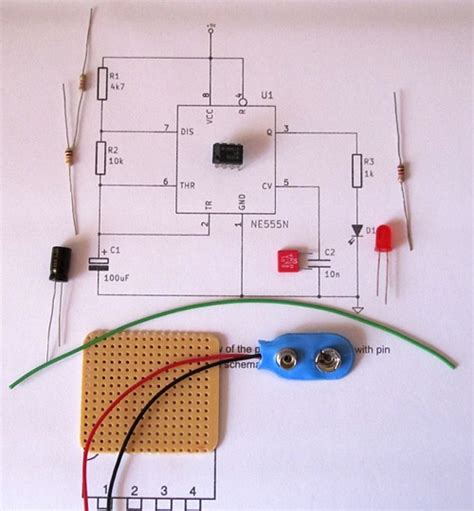 Making a Stripboard Circuit - Building and Soldering a LED Flasher ...