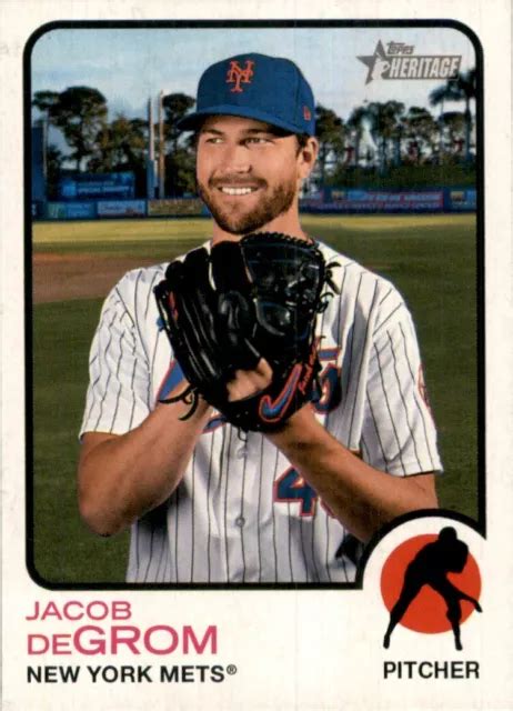 Topps Heritage Jacob Degrom Mets De New York Eur