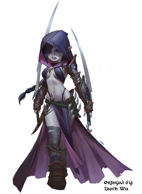 Halfling Assassin Concept Art Characters Character Art Dark Fantasy Art