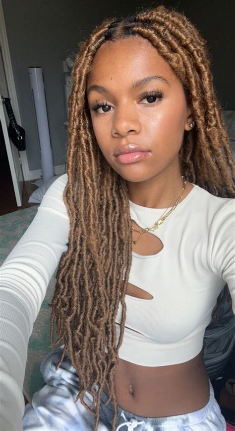 Faux Loc Inspo A Natural Beat In 2024 Faux Locs Hairstyles Faux