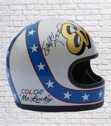 Evel1com Authorized Replica Evel Knievel Motorcycle Helmet