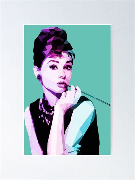 "Breakfast at Tiffany's " Poster for Sale by perfectpolygons | Redbubble