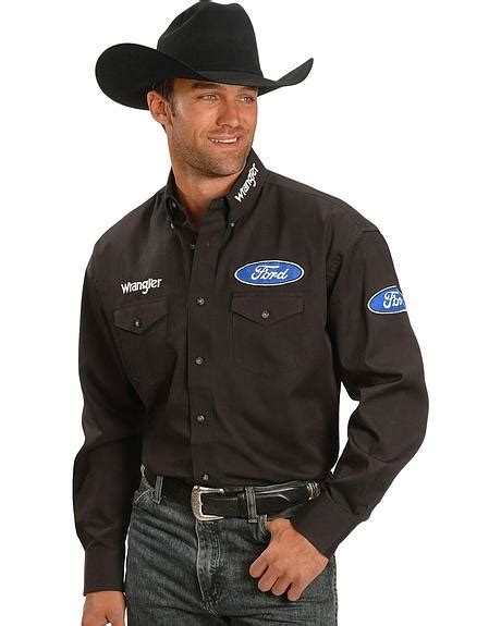 Wrangler Ford Logo Rodeo Shirt Sheplers