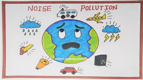 noise pollution drawing easy and simple | science drawing academy @howtofunda @craftpiller ...