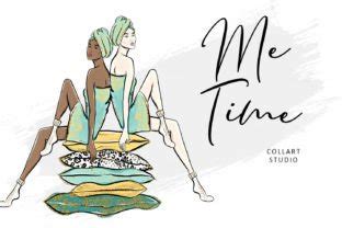 Me Time Spa Selflove Beauty Clipart Graphic By Collartstudio