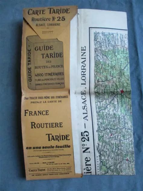 CARTE ANCIENNE TARIDE N 25 Alsace Lorraine EUR 14 00 PicClick FR