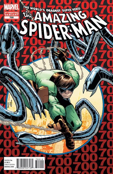 Second Print Amazing Spider Man 700 Variant Cover Revealed