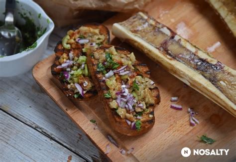 Velős pirítós sült fokhagymás petrezselymes krémmel Nosalty Recipe