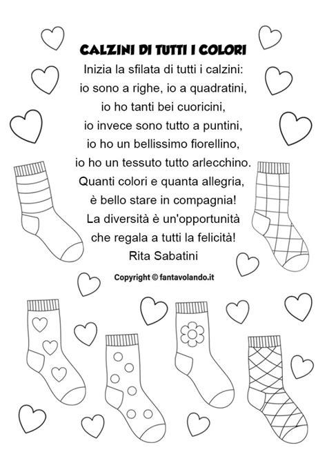 Giornata Dei Calzini Spaiati Calzini Di Tutti I Colori Poesia Animata