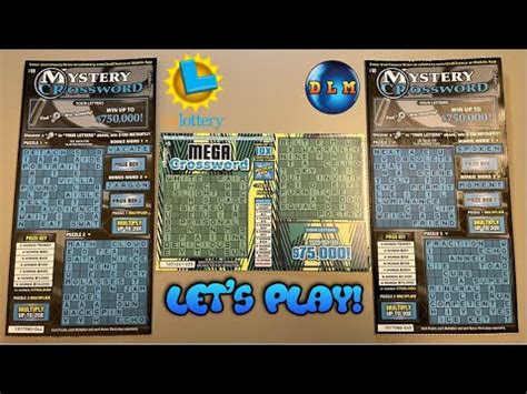 MYSTERY MEGA CROSSWORD SCRATCH OFF TICKETS PLAYED LET S WIN YouTube