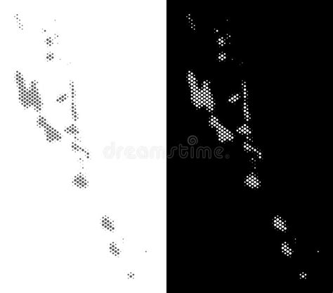 Pixel Map Of Vanuatu Vector Dotted Map Of Vanuatu Isolated On White