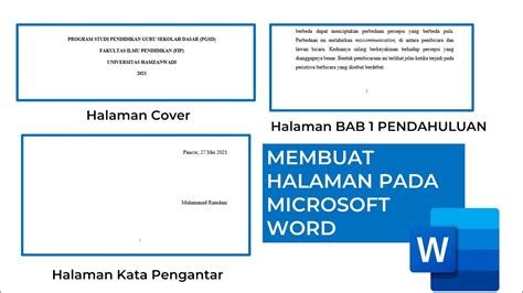 Cara Membuat Halaman Makalah Di Word Youtube