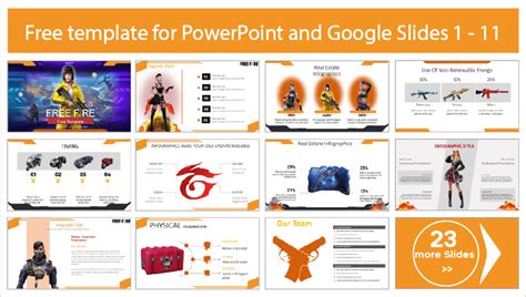 Plantilla De Free Fire Plantillas Para Powerpoint Y Google Slides