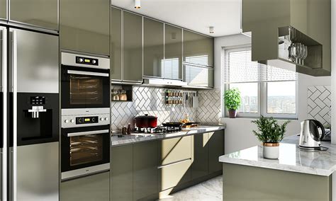 20 Beautiful Parallel Kitchen Designs For Home | Design Cafe