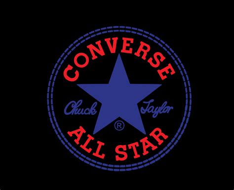 Converse All Star Brand Logo Shoes Symbol Design Illustration Vector ...