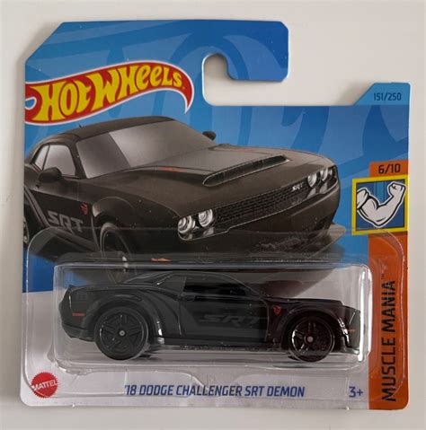 HOT WHEELS 18 DODGE CHALLENGER SRT DEMON Cena Opinie Samochody 14137172685 Allegro
