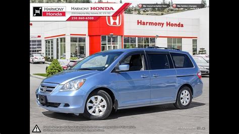 2006 Honda Odyssey Ex Harmony Honda Blue 18488a Kelowna Bc