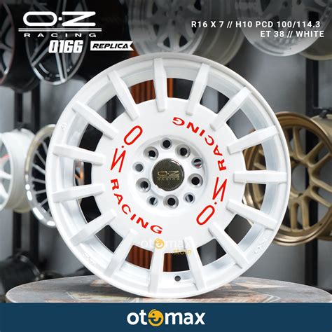 velg mobil oz racing ring   white harga terjangkau  otomax store