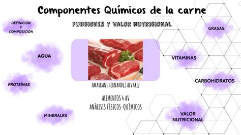 COMPOSICIÓN QUÍMICA DE LA CARNE by Amairani Alvarez on Prezi