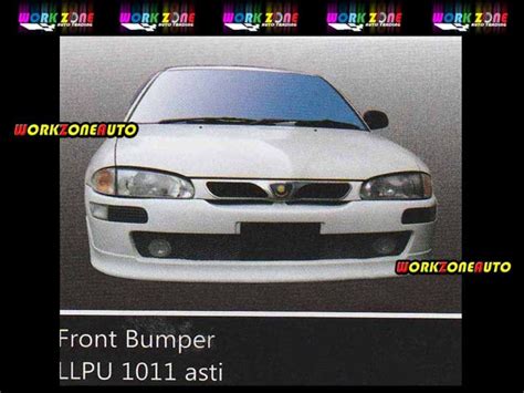 Llpu Proton Wira Satria Pu Front Bumper With Cover Mivec Body Kit