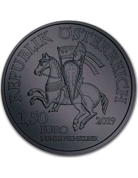 HERZOG LEOPOLD V Brennendes Ruthenium 1 Oz Silbermünze 1 5 Österr