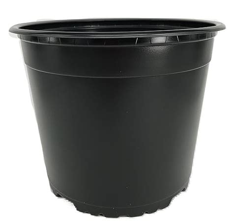 2 Litre Plastic Plant Pots Black Round Pack Of 50 A403 Amazon Co