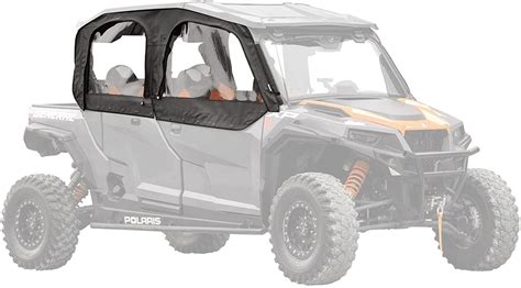 Superatv Primal Soft Cab Enclosure Upper Doors For 2020 Polaris General Xp 4 1000 Resistant To