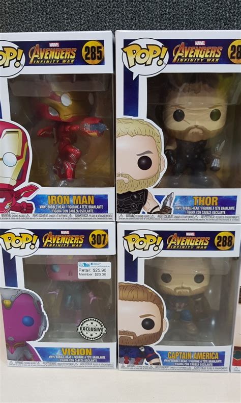 Funko Pops Marvel Avengers Infinity War Hobbies Toys Toys Games