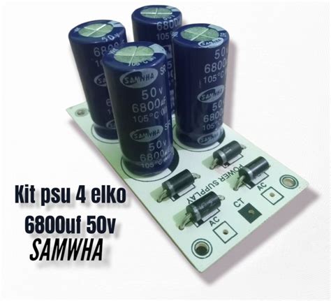 Kit Psu Power Supply 2 Elko 4 Elko 6800uf 50v Samwha Lazada Indonesia