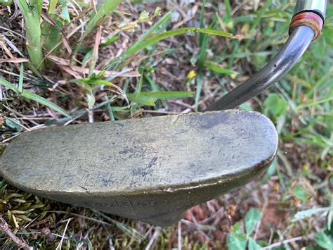 Branding Iron Model 4 Faultless Putter Steel Vtg Rh Golf Club Hard To