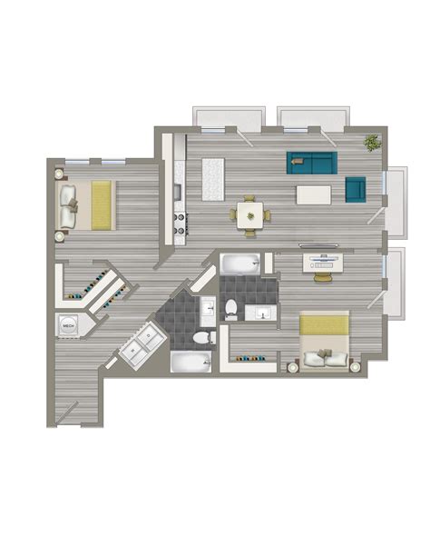 Crest Apartments Floor-plan First Look - Crest At Skyland