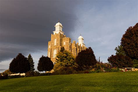 Logan Temple At Sunset K Bradley Washburn Art And Design