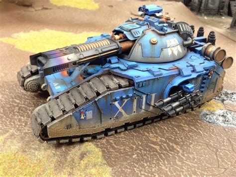 Ultramarines Forge World Glaive Super Heavy Tank Warhammer Marine Ultramarine Space Marine