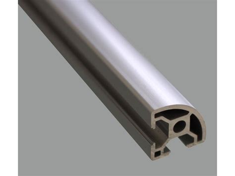 Profilé aluminium 30x30 arrondi fente 8 mm Contact SYSTEAL