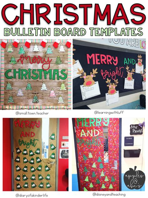 Christmas Bulletin Board Ideas - Apples & ABC's