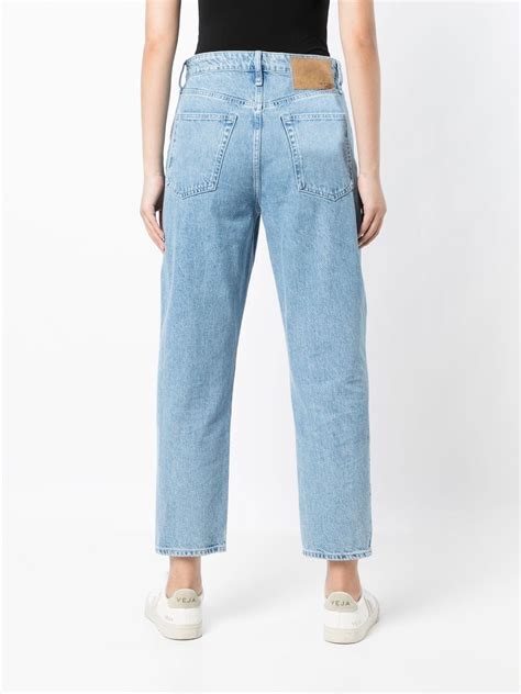 Rag And Bone Alissa Straight Leg Cropped Jeans Farfetch