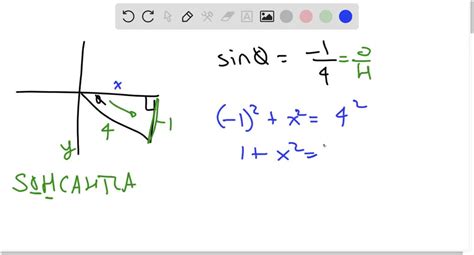 Solved Let Theta Be An Angle In Quadrant Iv Such That Sin Theta