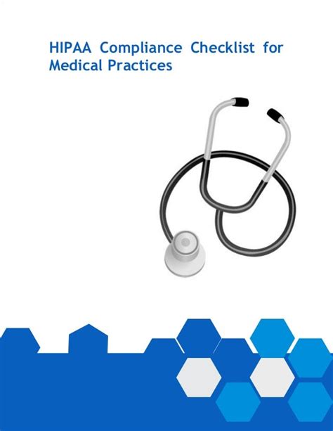 Hipaa Compliance Checklist For Medical Practices