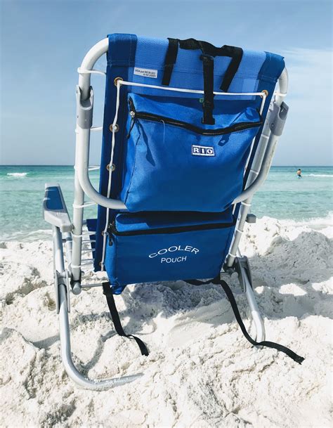 Rio Beach Chairs - Backpack Straps, Reclining Comfort, Cooler Pouch