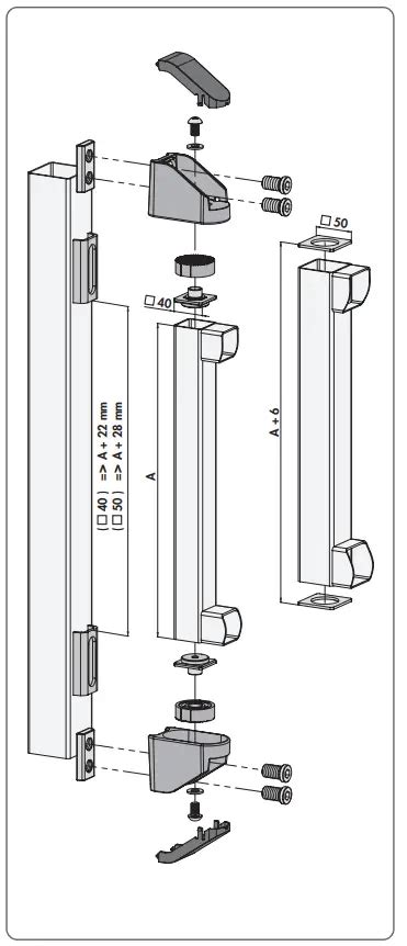 Locinox Adjustable 90 Hinge With Bearing Instructions