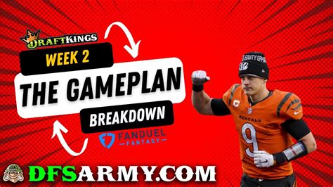 Nfl Week Draftkings Fanduel Dfs Picks And Betting Angles Breakdown