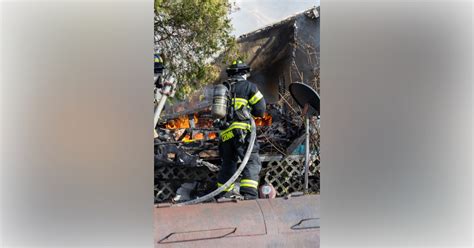 Marion County Firefighters Battle Mobile Home Fire In Citra Ocala