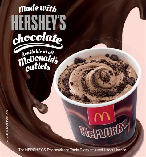 McDonald S S Pore Bringing Back Hershey S Soft Serve On Sep 23 Free