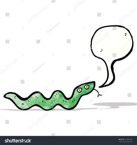 Cartoon Slithering Snake Stock Vector (Royalty Free) 219966340 ...