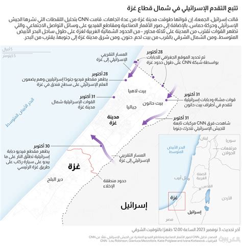 صور أقمار صناعية توضح نقاط الدخول الإسرائيلية إلى غزة Cnn Arabic