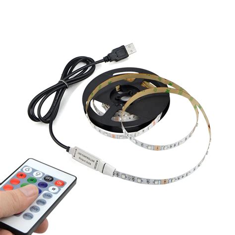 Flexible Usb Led Strip Light Smd Rgb Leds M V Dc Non Waterproof