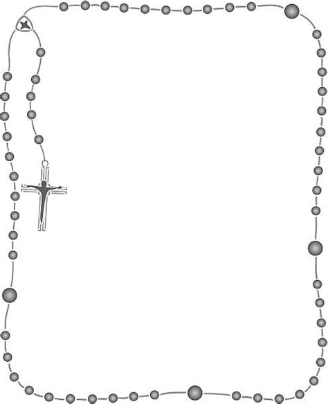 black and white rosary clipart 20 free Cliparts | Download images on ...