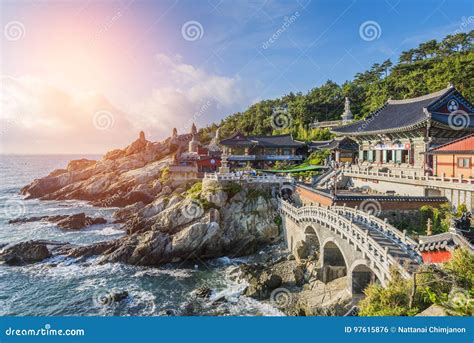 Haedong Yonggungsa, Buddhist Temple On Seaside Of Busan, One Of Tourist ...