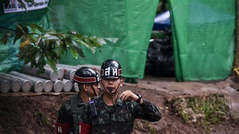 Photos Rescue Mission Underway For Thai Soccer Team Trapped In Cave