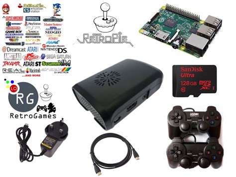 Retro Games Retropie Batocera Raspberry Pi 3B 128GB Full Gaming Set